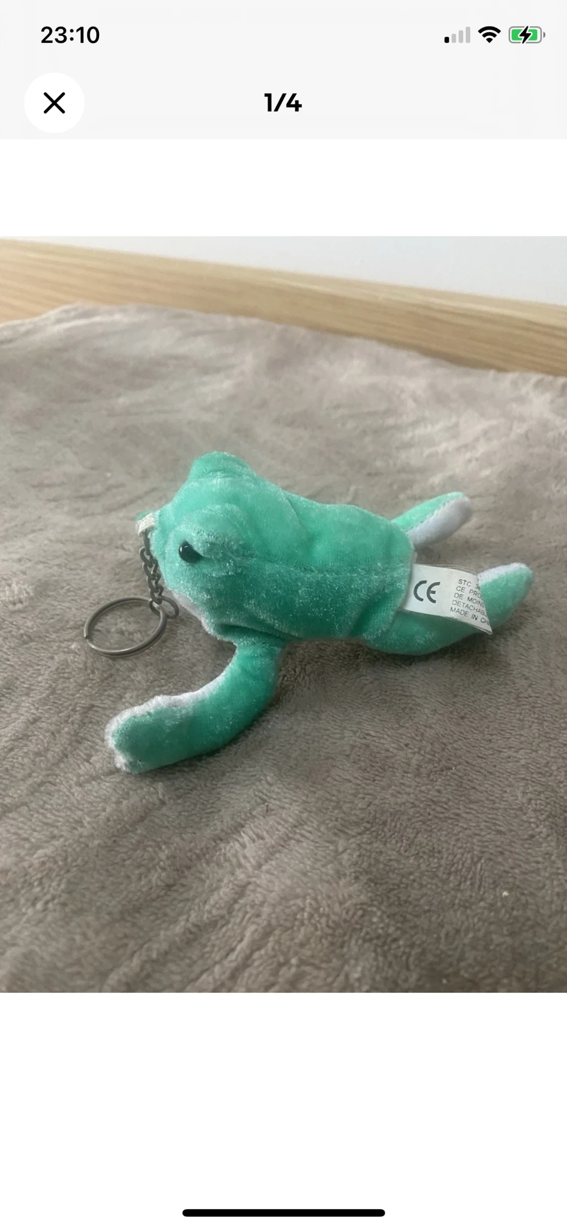 Porte clé grenouille vintage 